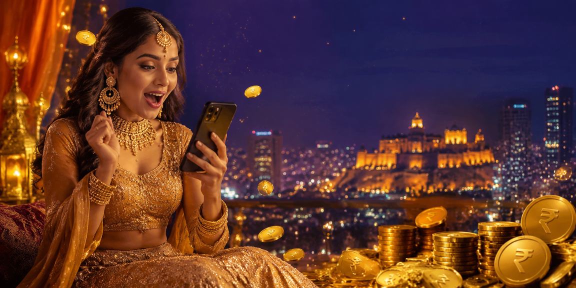 Player enjoying slots on mobile in Pune, India